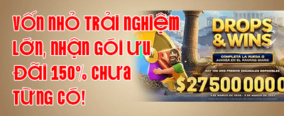 Thưởng Chào Mừng 100% Nạp Đầu